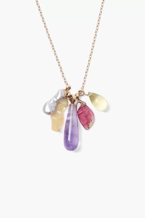 Chan Luu 14K Amethyst Mix Kaleidoscope Necklace Fashion