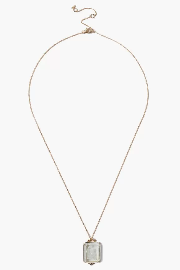 Chan Luu 14K Aquarius Zodiac Necklace Clearance