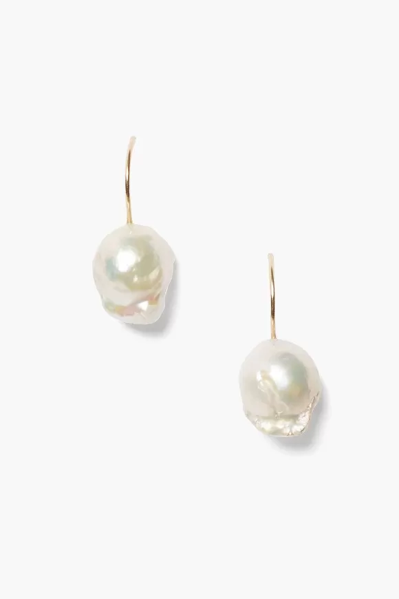 Chan Luu 14K Baroque Earrings White Pearl Shop