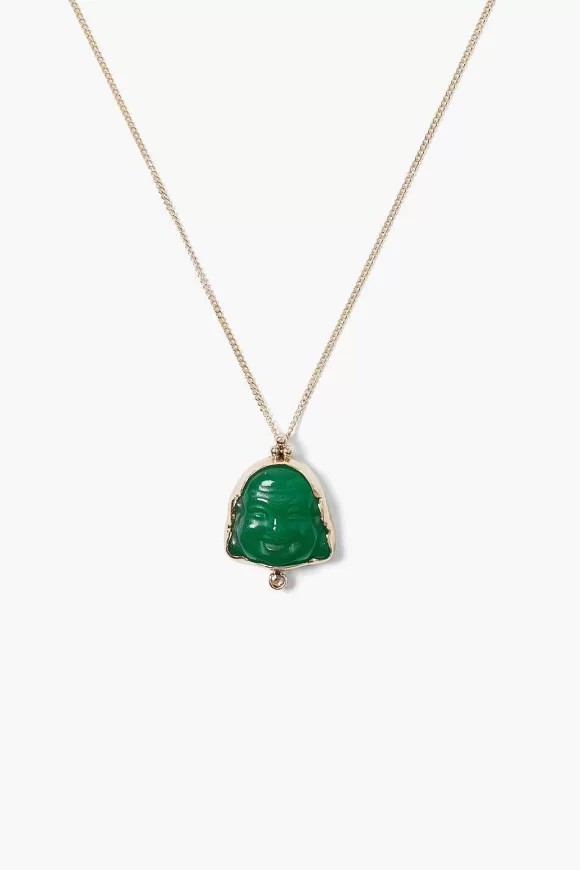 Chan Luu 14K Buddha Necklace Green Quartz Online