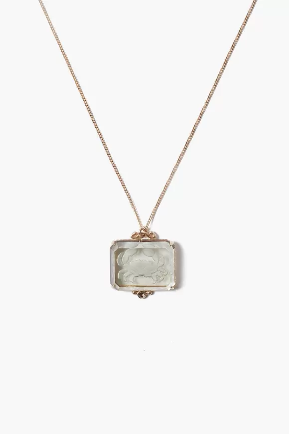 Chan Luu 14K Cancer Zodiac Necklace Hot