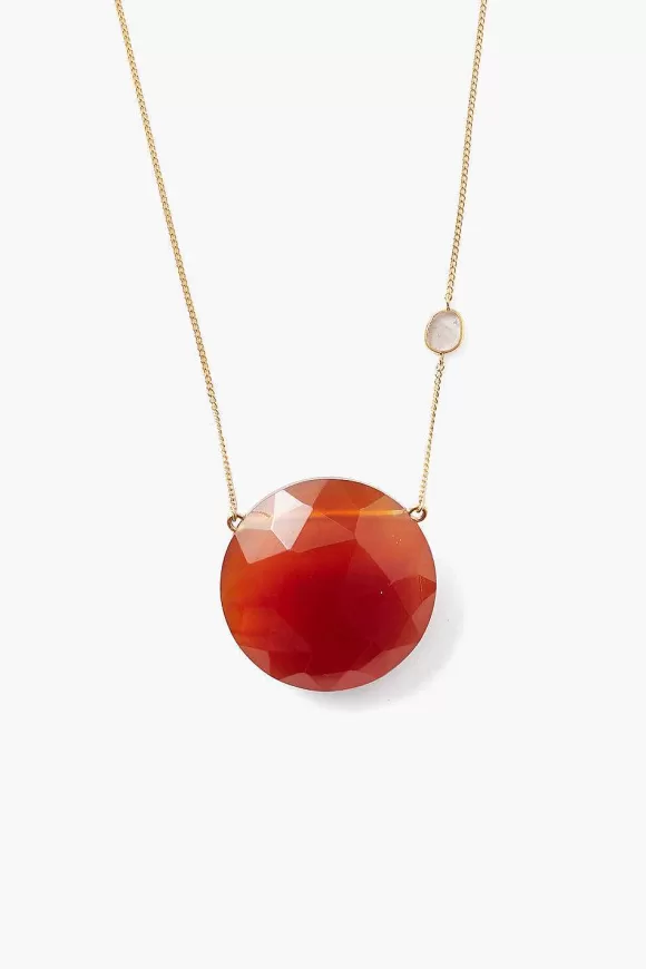 Chan Luu 14K Carnelian Bonbon Necklace Outlet