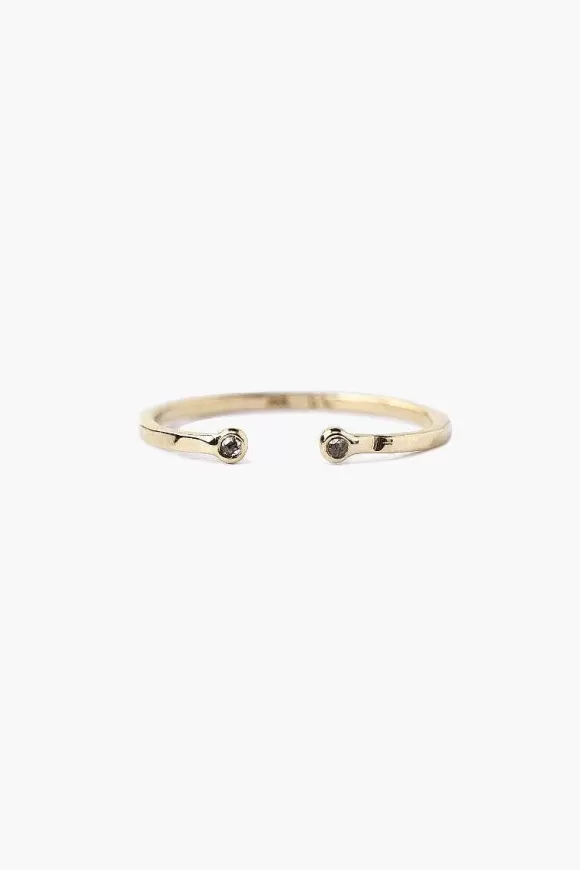 Chan Luu 14K Champagne Diamond Toe Ring Fashion