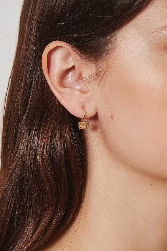 Chan Luu 14K Citrine Tab Earrings Best