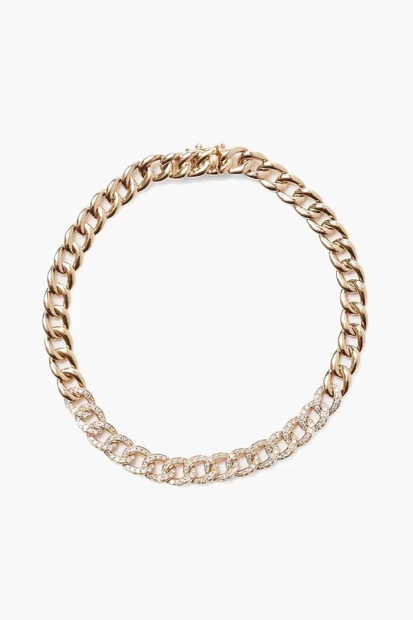 Chan Luu 14K Diamond Pave Chain Bracelet Outlet