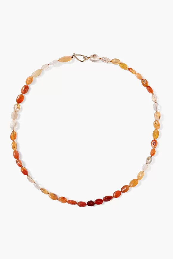 Chan Luu 14K Ember Necklace Fire Opal Cheap