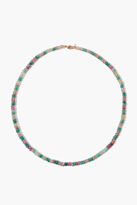 Chan Luu 14K Emerald Mix Collar Necklace Flash Sale