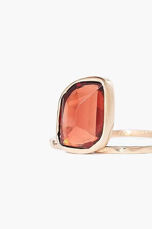 Chan Luu 14K Garnet Cliff Ring Outlet