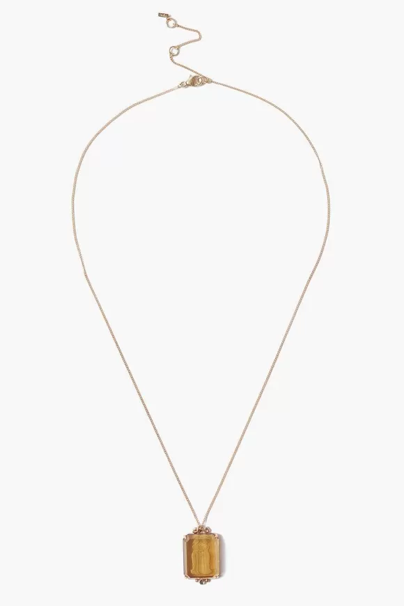 Chan Luu 14K Gemini Zodiac Necklace Discount