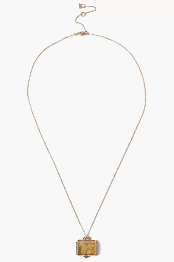 Chan Luu 14K Leo Zodiac Necklace Hot