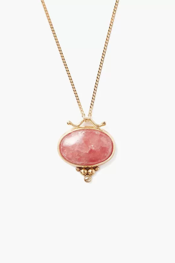 Chan Luu 14K Rhodochrosite Nile Necklace Cheap