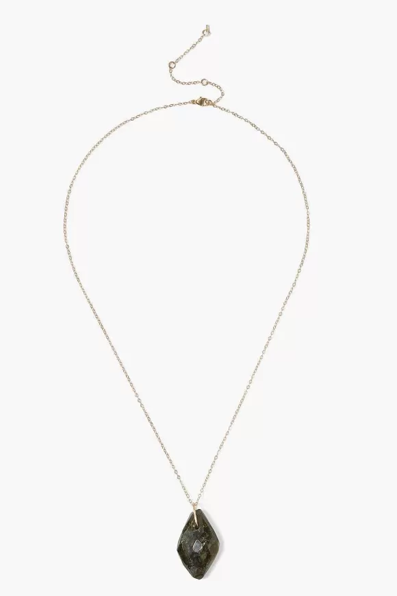 Chan Luu 14K River Necklace Green Garnet Online