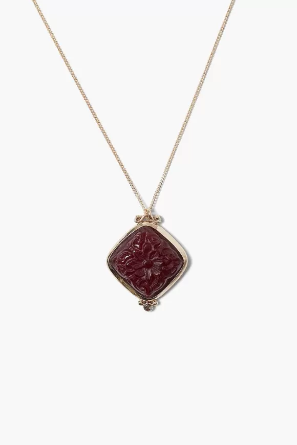 Chan Luu 14K Rosalyn Necklace Red Quartz Store