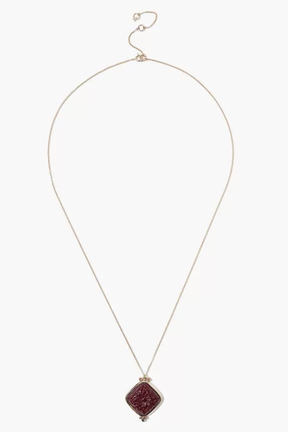 Chan Luu 14K Rosalyn Necklace Red Quartz Store