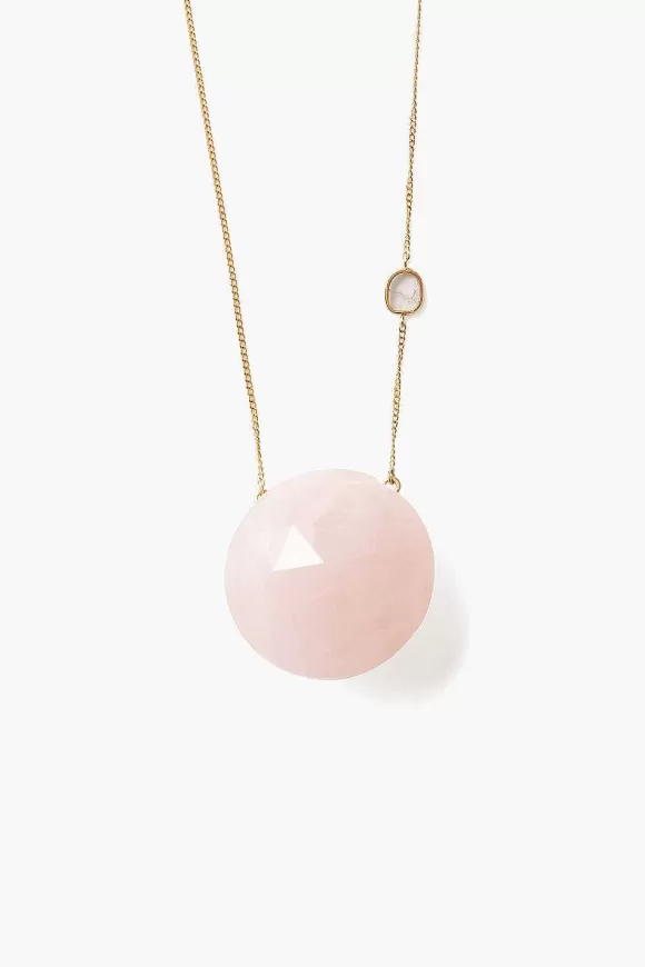 Chan Luu 14K Rose Quartz Bonbon Necklace Online