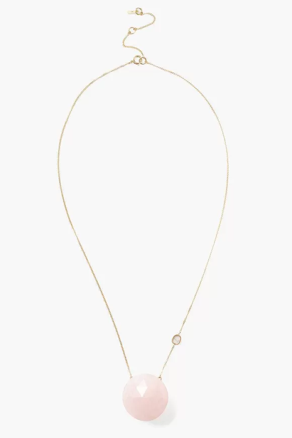 Chan Luu 14K Rose Quartz Bonbon Necklace Online