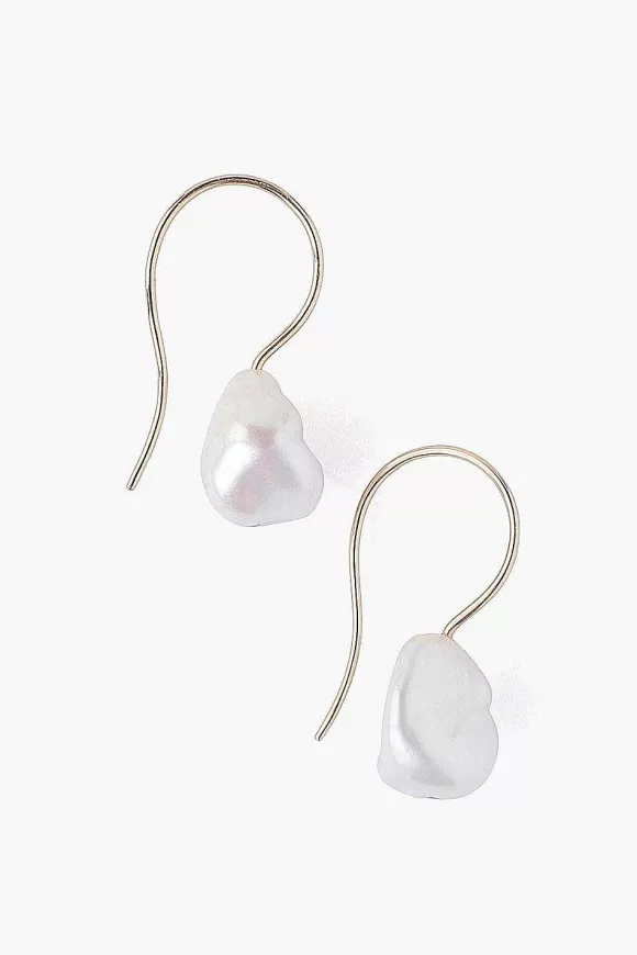 Chan Luu 14K White Keshi Pearl Earrings Online