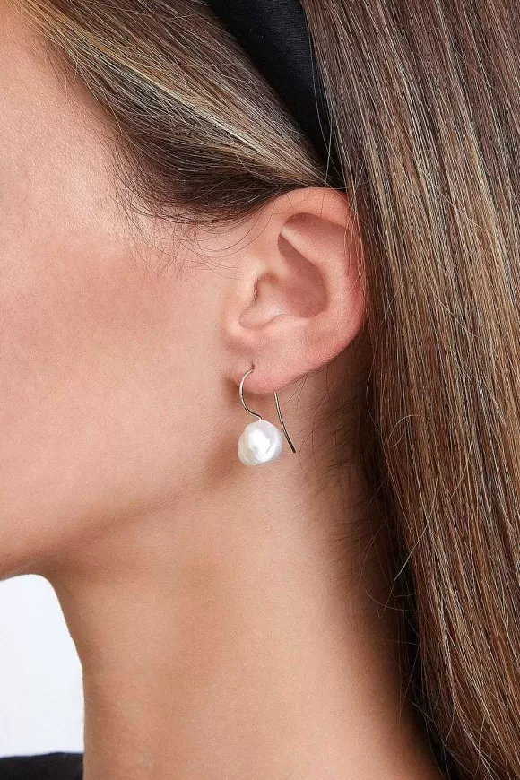 Chan Luu 14K White Keshi Pearl Earrings Online