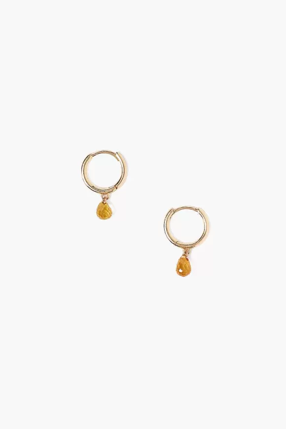 Chan Luu 14K Yellow Sapphire Aurora Hoops Online