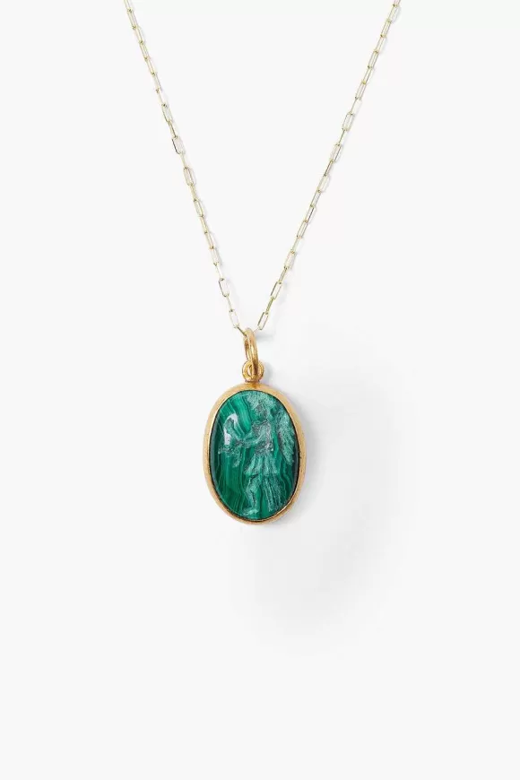 Chan Luu 24K Nike Necklace Malachite Best