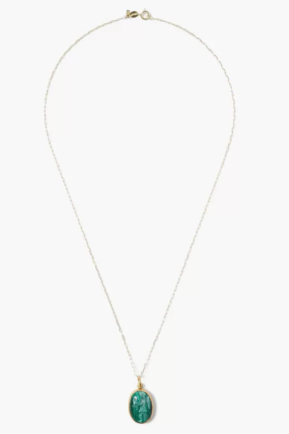 Chan Luu 24K Nike Necklace Malachite Best