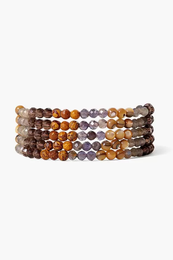 Chan Luu Abalone Mix Step Naked Wrap Bracelet Flash Sale