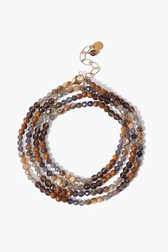 Chan Luu Abalone Mix Step Naked Wrap Bracelet Flash Sale