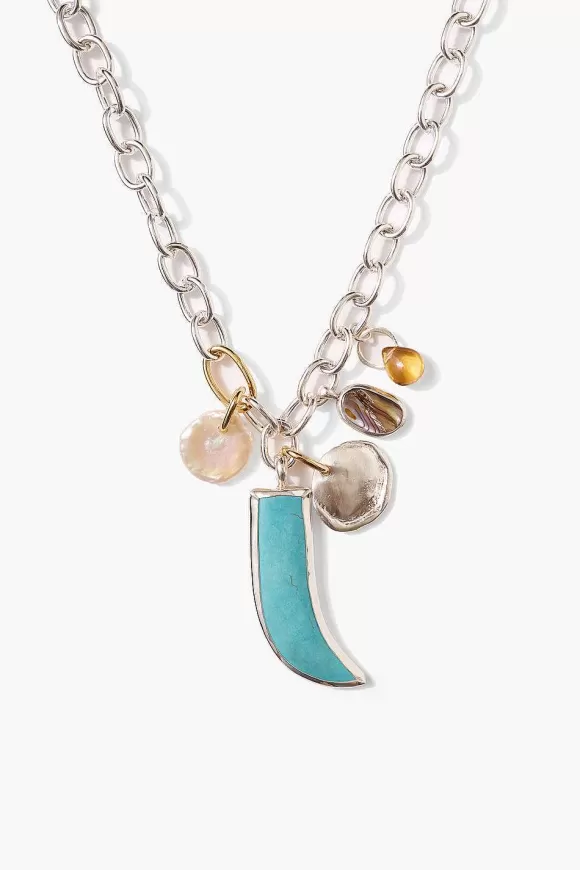 Chan Luu Amalfi Charm Necklace Turquoise Online