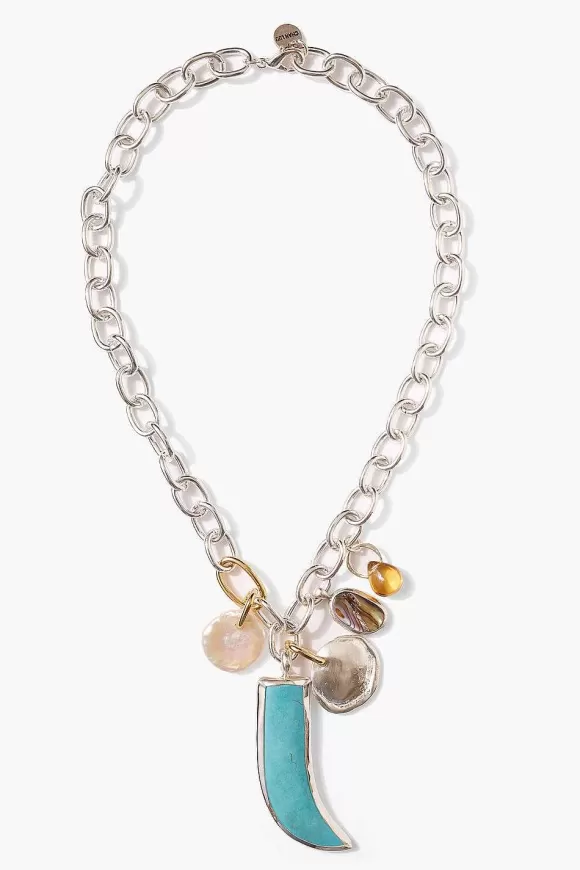 Chan Luu Amalfi Charm Necklace Turquoise Online