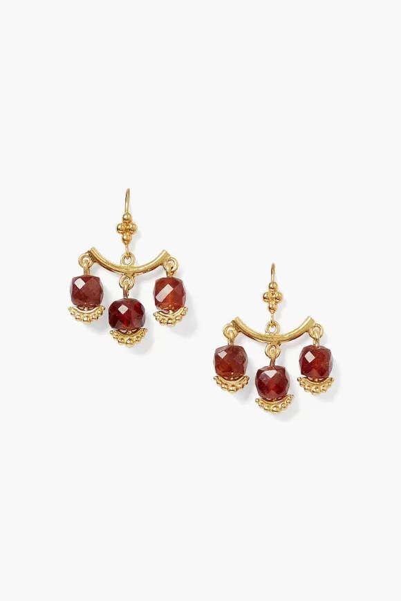 Chan Luu Anahi Chandelier Earrings Hessonite Sale