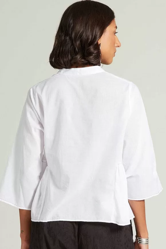 Chan Luu Anokhi Keyhole Blouse White Online