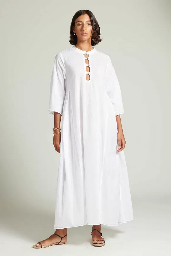 Chan Luu Anokhi Keyhole Dress White Discount