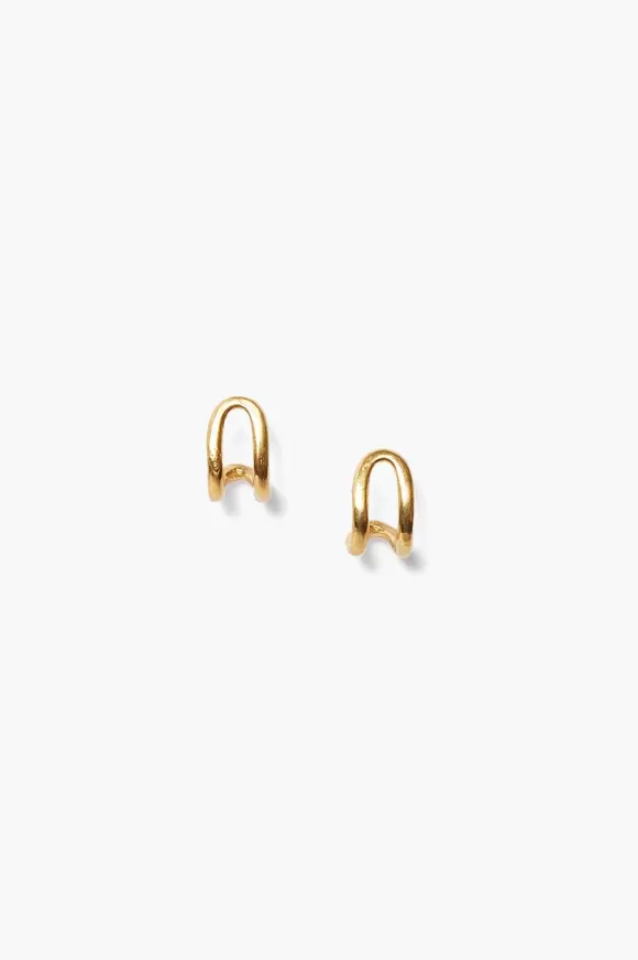 Chan Luu Arc Huggies Yellow Gold Online