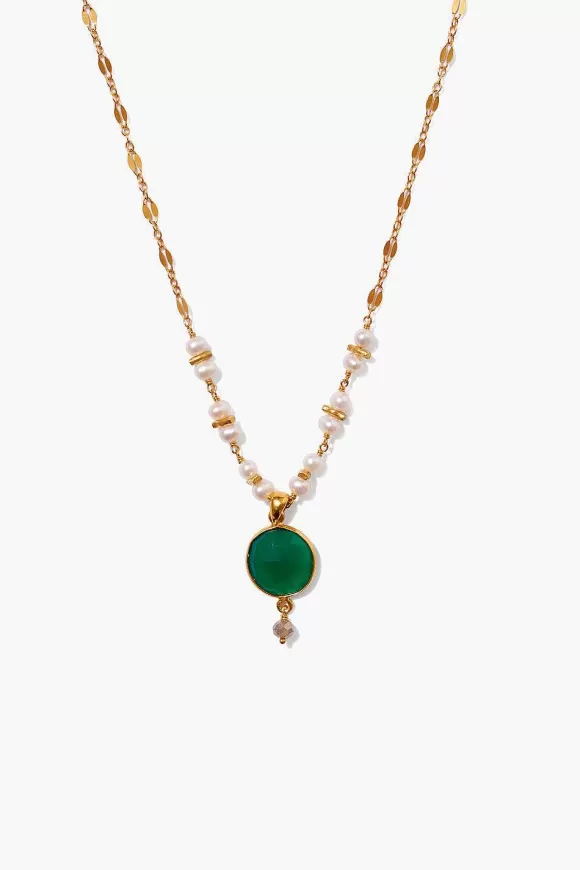 Chan Luu Aventurine Mix And Pearl Penina Pendant Necklace Sale