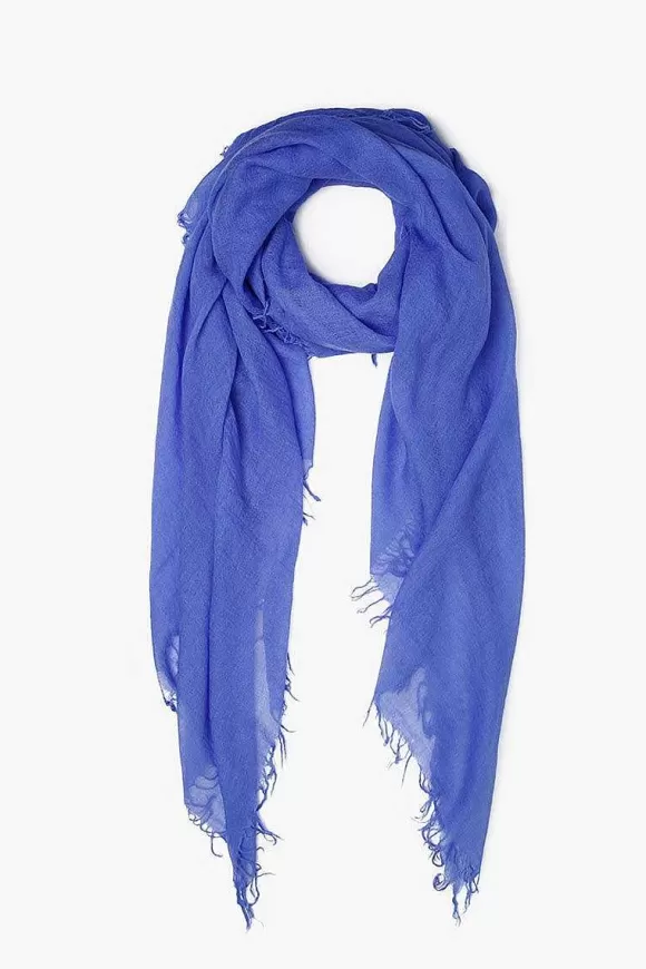 Chan Luu Baja Blue Cashmere And Silk Scarf Best Sale