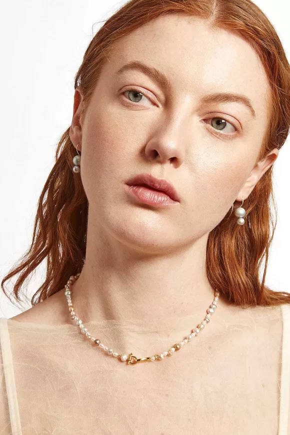 Chan Luu Bali Necklace Champagne Mix Clearance