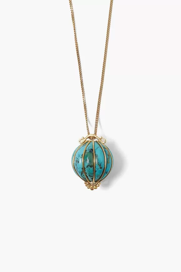 Chan Luu Balloon Pendant Necklace Turquoise Shop