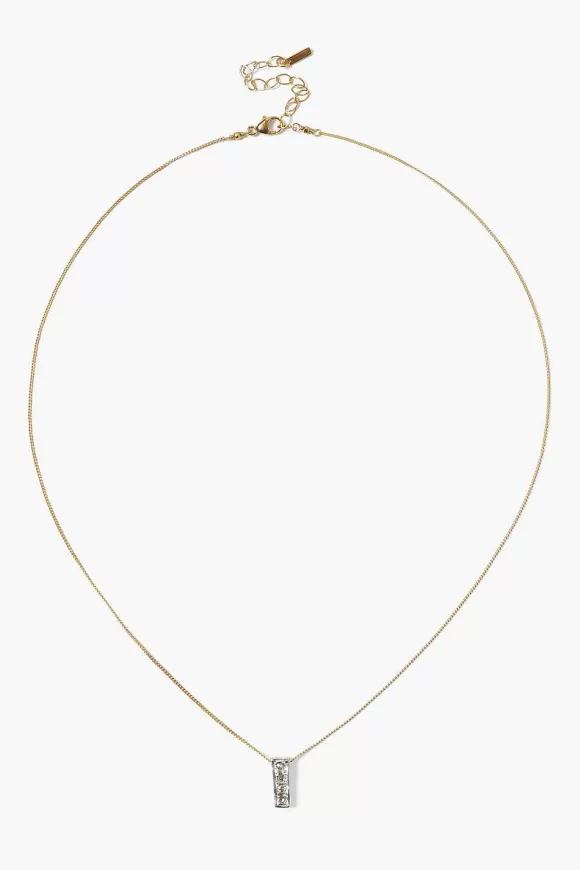 Chan Luu Bar Diamond Necklace Gold Mix Online