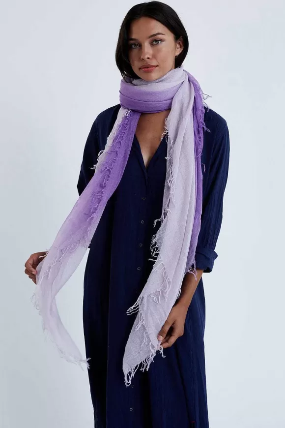 Chan Luu Bellflower Dip-Dyed Cashmere And Silk Scarf Sale