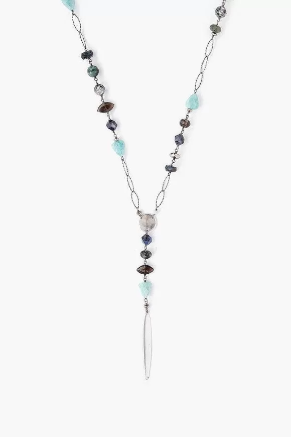 Chan Luu Blue Mix Layering Necklace Clearance