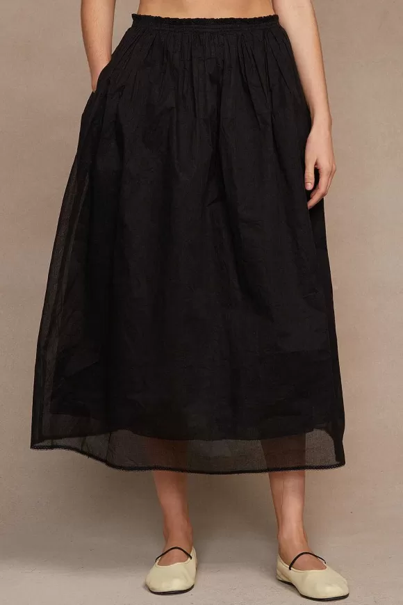 Chan Luu Caroline Ballet Skirt Black Clearance