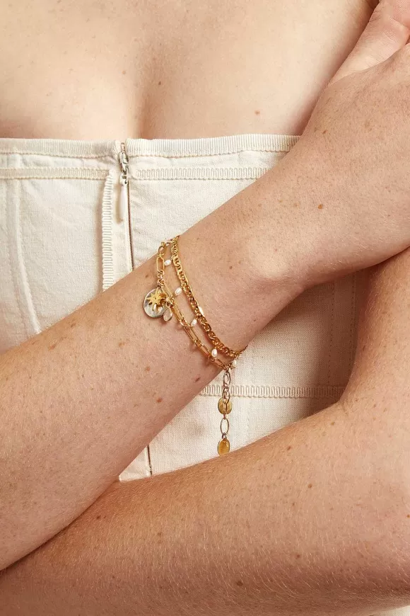 Chan Luu Celeste Bracelet Yellow Gold Flash Sale