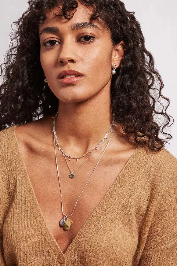 Chan Luu Celeste Necklace Silver Outlet