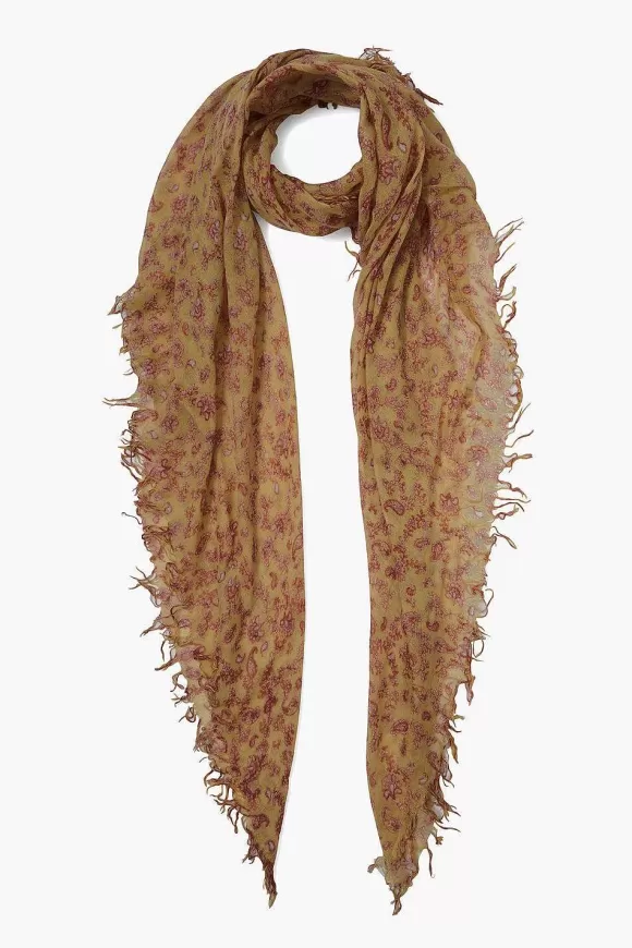 Chan Luu Chai Tea Paisley Cashmere And Silk Scarf Cheap