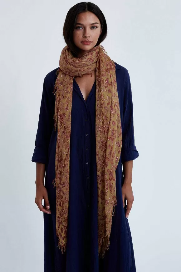 Chan Luu Chai Tea Paisley Cashmere And Silk Scarf Cheap