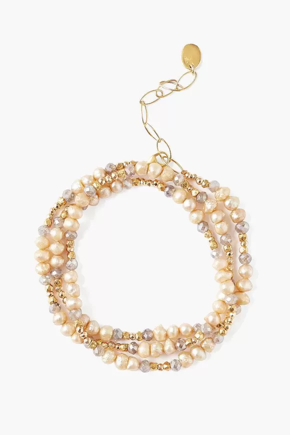 Chan Luu Champagne Pearl Antica Bracelet Outlet