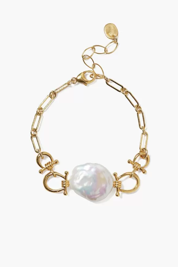 Chan Luu Cheval Bracelet Gold White Pearl Best