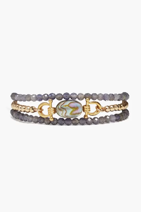 Chan Luu Cheval Naked Wrap Bracelet Iolite Flash Sale