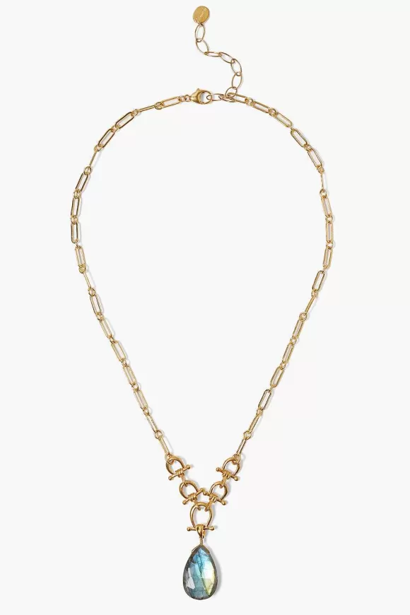 Chan Luu Cheval Necklace Gold Labradorite Flash Sale