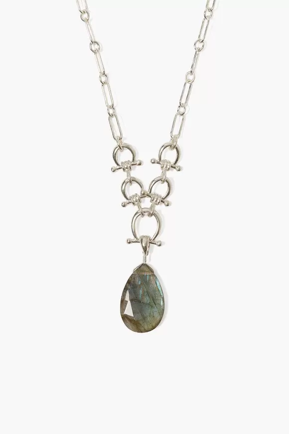 Chan Luu Cheval Necklace Silver Labradorite Shop